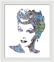 Lucille Ball I Love Lucy Graffiti - Framed Print