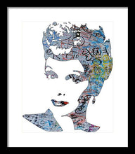 Lucille Ball I Love Lucy Graffiti - Framed Print