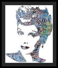 Lucille Ball I Love Lucy Graffiti - Framed Print