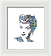 Lucille Ball I Love Lucy Graffiti - Framed Print