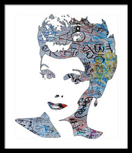Lucille Ball I Love Lucy Graffiti - Framed Print