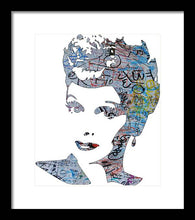 Lucille Ball I Love Lucy Graffiti - Framed Print