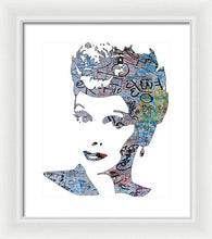Lucille Ball I Love Lucy Graffiti - Framed Print
