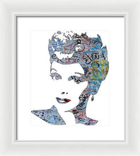 Lucille Ball I Love Lucy Graffiti - Framed Print