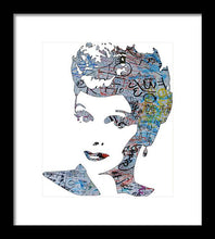 Lucille Ball I Love Lucy Graffiti - Framed Print