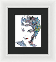 Lucille Ball I Love Lucy Graffiti - Framed Print