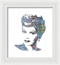 Lucille Ball I Love Lucy Graffiti - Framed Print