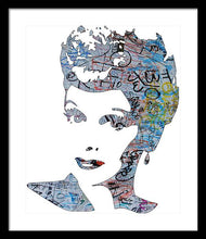 Lucille Ball I Love Lucy Graffiti - Framed Print