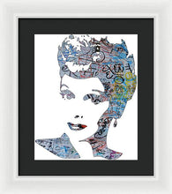 Lucille Ball I Love Lucy Graffiti - Framed Print