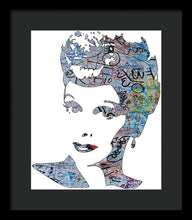 Lucille Ball I Love Lucy Graffiti - Framed Print