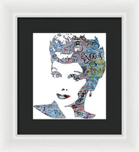 Lucille Ball I Love Lucy Graffiti - Framed Print