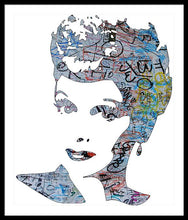 Lucille Ball I Love Lucy Graffiti - Framed Print