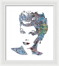 Lucille Ball I Love Lucy Graffiti - Framed Print