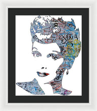 Lucille Ball I Love Lucy Graffiti - Framed Print