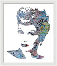 Lucille Ball I Love Lucy Graffiti - Framed Print