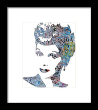 Lucille Ball I Love Lucy Graffiti - Framed Print