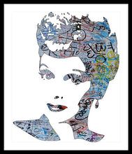 Lucille Ball I Love Lucy Graffiti - Framed Print