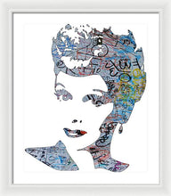 Lucille Ball I Love Lucy Graffiti - Framed Print