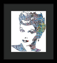 Lucille Ball I Love Lucy Graffiti - Framed Print