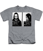 Marilyn Manson Mug Shot Horizontal - Kids T-Shirt
