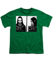 Marilyn Manson Mug Shot Horizontal - Youth T-Shirt