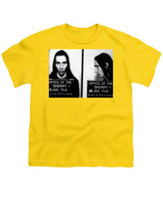 Marilyn Manson Mug Shot Horizontal - Youth T-Shirt