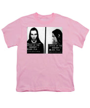 Marilyn Manson Mug Shot Horizontal - Youth T-Shirt