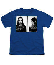 Marilyn Manson Mug Shot Horizontal - Youth T-Shirt