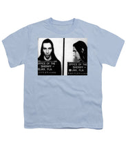 Marilyn Manson Mug Shot Horizontal - Youth T-Shirt
