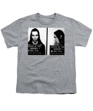 Marilyn Manson Mug Shot Horizontal - Youth T-Shirt