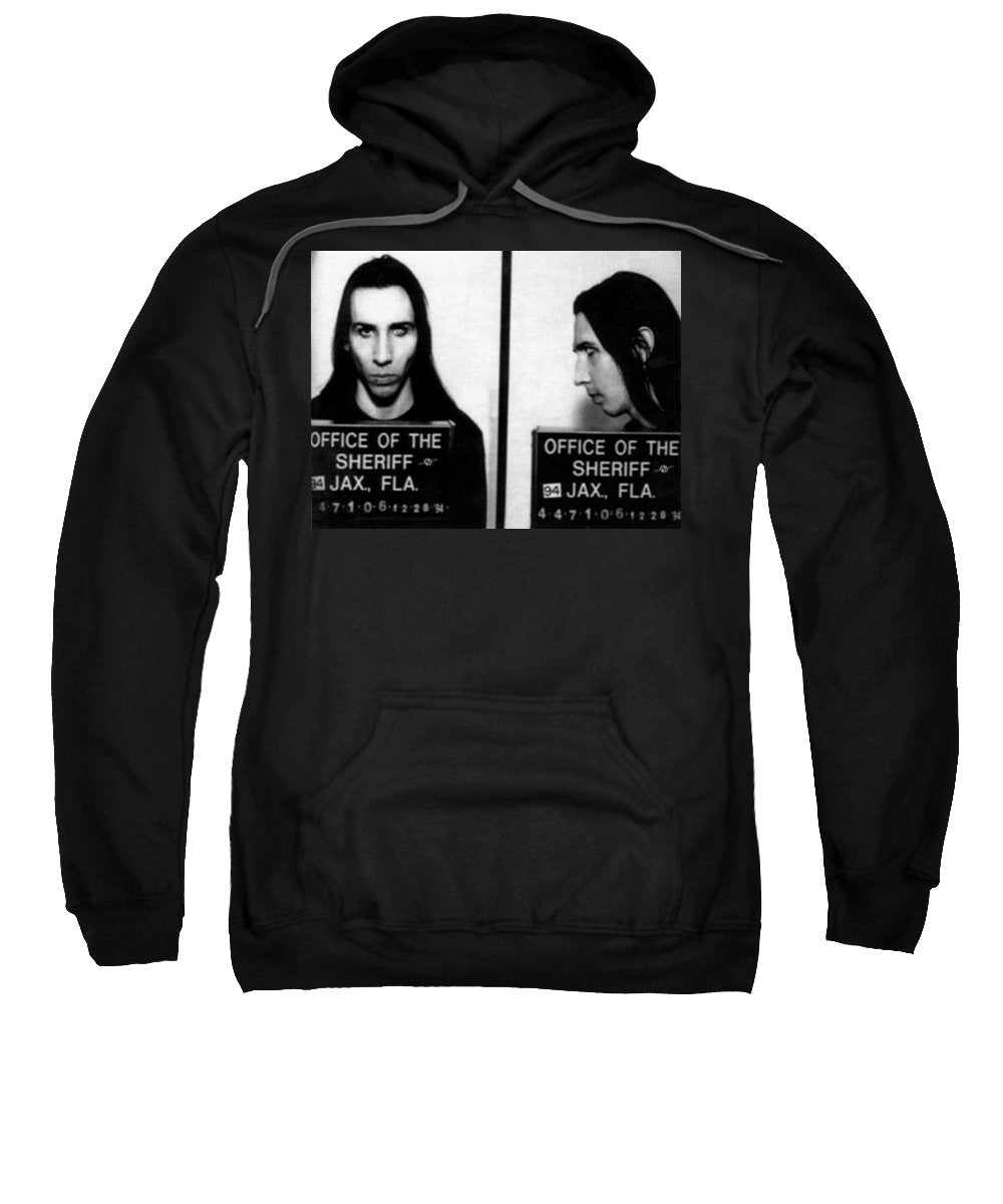 Marilyn Manson Mug Shot Horizontal - Sweatshirt