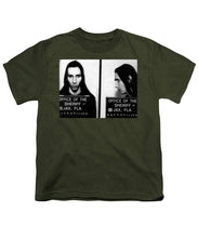 Marilyn Manson Mug Shot Horizontal - Youth T-Shirt