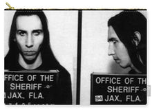 Marilyn Manson Mug Shot Horizontal - Carry-All Pouch
