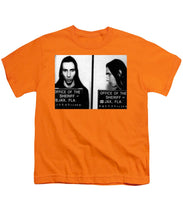 Marilyn Manson Mug Shot Horizontal - Youth T-Shirt