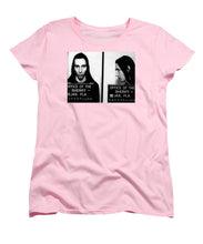 Marilyn Manson Mug Shot Horizontal - Women's T-Shirt (Standard Fit)
