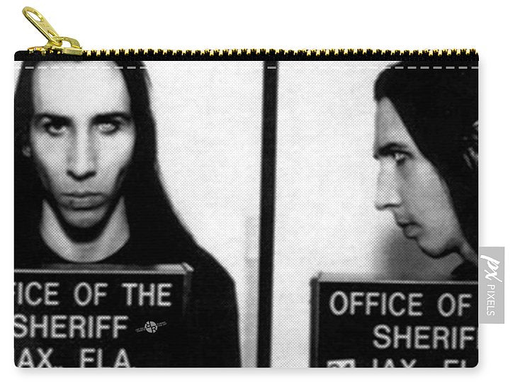 Marilyn Manson Mug Shot Horizontal - Carry-All Pouch