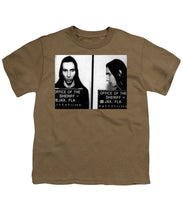 Marilyn Manson Mug Shot Horizontal - Youth T-Shirt