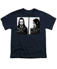 Marilyn Manson Mug Shot Horizontal - Youth T-Shirt