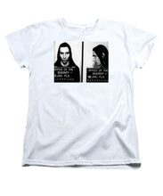 Marilyn Manson Mug Shot Horizontal - Women's T-Shirt (Standard Fit)