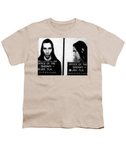 Marilyn Manson Mug Shot Horizontal - Youth T-Shirt