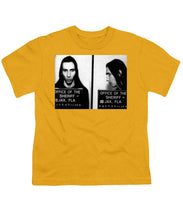 Marilyn Manson Mug Shot Horizontal - Youth T-Shirt