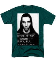 Marilyn Manson Mug Shot Vertical - Men's T-Shirt  (Regular Fit)
