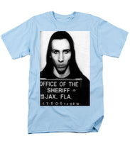 Marilyn Manson Mug Shot Vertical - Men's T-Shirt  (Regular Fit)