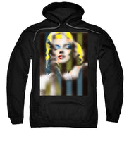 Marilyn Monroe Fuzzy Stripes - Sweatshirt