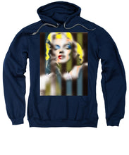 Marilyn Monroe Fuzzy Stripes - Sweatshirt