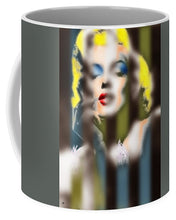 Marilyn Monroe Fuzzy Stripes - Mug