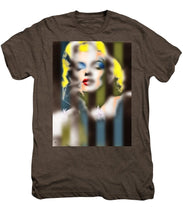 Marilyn Monroe Fuzzy Stripes - Men's Premium T-Shirt