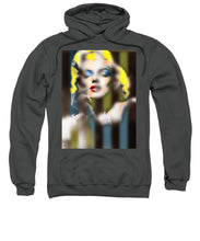 Marilyn Monroe Fuzzy Stripes - Sweatshirt
