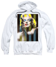 Marilyn Monroe Fuzzy Stripes - Sweatshirt