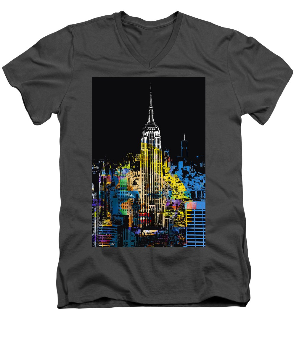 Marilyn Monroe New York City 1 - Men's V-Neck T-Shirt